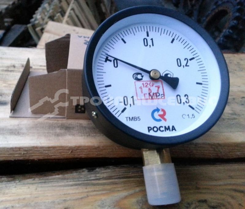 Мановакуумметр радиальный 100 мм 0,1...0,3 МПа М20х1,5 (без силикона)