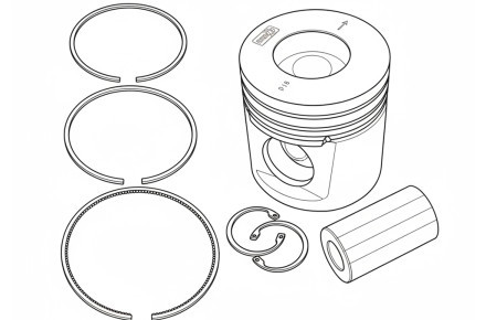 Корпус шестерен Perkins 3716C561 (оригинал)